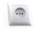 Розетка б/з белый СЕЛЕНА СП 16А РС16-369 Кунцево