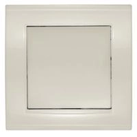 Выключатель 1кл  слон. кость СП, 10А, 220В (7948585) Бриллиант