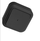 Выключатель 1кл. с подсветкой черный ОП 10А, 220В Пралеска (А110-214Ч)