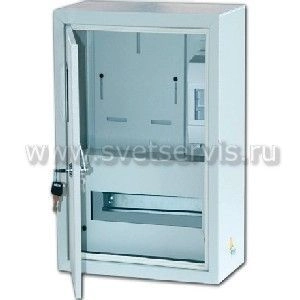 Корпус металлический ЩУ-1Н-10 электр. с окном наружн. уст.(390*280*120) IP54 КРЗМИ