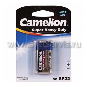 Батарейка Крона Camelion 6F22 BL*1