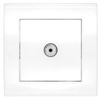 Розетка TV белый СП, 3А, 220В (7947571) Бриллиант