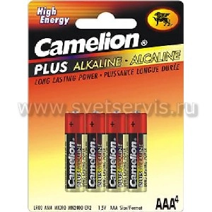 Батарейка LR 03 / ААА Camelion Plus Alkaline BL*4