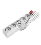 Сетевой фильтр 5*3м с з/к (белый) Союз 10А