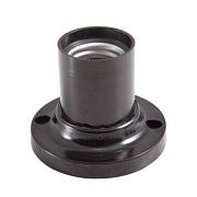 Патрон Е27 карболит.потолочный прямой черный (GLH-E27-CAR-C-B) General