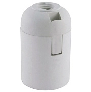 Патрон Е27 пластик подвесной белый, 4А 250В Универсал