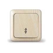 Выключатель 1кл. проходной СОСНА ОП 10А, 220В Олимп (5560803)