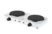 Электроплитка двухконфорочная ESI-2, 2,0 кВт, чугунный диск, белая В приДАЧУ