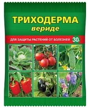ТРИХОДЕРМА защита овощных культур от болезней  пакет 30 гр. Ваше хозяйство