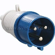 Вилка 013 2Р+РЕ 16А 220В ИЭК