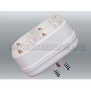 Четверник с/з 16А универсальный, белый (4Т4) TOKER