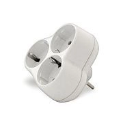 Разветвитель 3гн. с/з круглый 16А 250В UNIVersal (АК303)