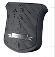 Звонок электр. Готик ГС-05, цвет черный, полоска Серебро 220В соловей (1/17)