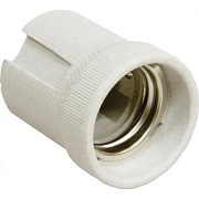 Патрон Е27 керамический светлый Smartbuy