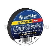 Изолента 0,15*19 мм 20м черный Safeline