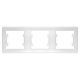 Рамка 3-х местная гор. белый (7947489) Бриллиант