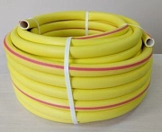 Шланг поливочный Резиновый (ТЭП) МЯГКОЕ ПОКРЫТИЕ/Soft Touch армированный, 3/4", 25 м, желтый, давление 7-15 бар. В приДАЧУ (1 бухта 25м)