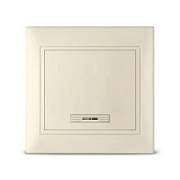 Выключатель 1кл. с подсветкой слон. кость СП, 10А, 220В (Б-С0121) Севиль