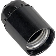 Патрон Е27 карболит.подвесной черный Smartbuy