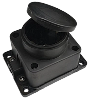 Розетка н/у с заглушкой каучук 2Р+Е 16А IP44 VKL electric