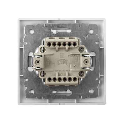 Выключатель 3 кл. белый СП 10А, 250В TANGO