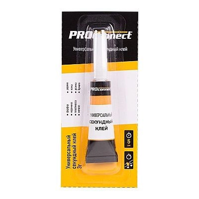 Супер-клей 3 г, (12 на карте) PROCONNECT