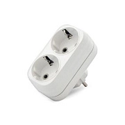 Разветвитель 2гн. с/з плоский 16А 250В UNIVersal (А302)