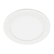 12W Даунлайт круг 6500K 960Lm IP20 (SBL-DL-12-65K) металл, d наруж.= 168мм, h=10мм (врезное отв. 153мм), корпус белый Smartbuy (1/40)