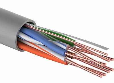 Кабель UTP 4*2*0,50 cat5e, жила CCA (омедн.) витая пара, PROCONNECT  (305м)