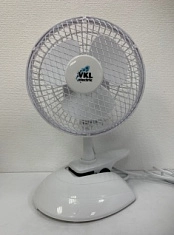 Вентилятор настольный VTF-03 White, 20 Вт, 2 режима, 220 В, белый VKL electric (1/12)