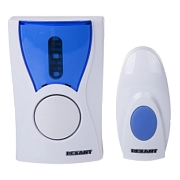 Беспроводной звонок RX-2, 32 мелодий, светод.инд., кнопка IP44 (А23 в компл.) REXANT