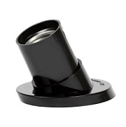 Патрон Е27 карболит.настенный наклонный черный А4 250В( GLH-E27-CAR-W-B) General