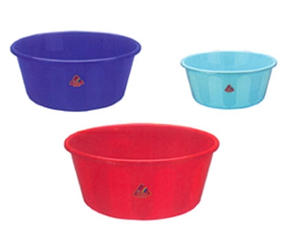 Таз пластиковый 6л цвет микс ДимПласт