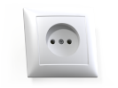 Розетка б/з белый СЕЛЕНА СП 16А РС16-369 Кунцево