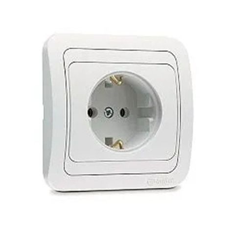 Серия "Mimoza" белая с белой вставкой (MAKEL) от компании Светсервис