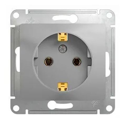 Серия "GLOSSA" алюминий (Schneider Elektric) от компании Светсервис