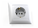 Розетка с/з белый СЕЛЕНА СП 16А РС16-370 Кунцево
