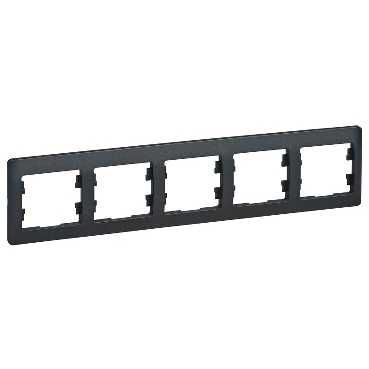 Рамка 5-я горизонтальная антрацит GLOSSA