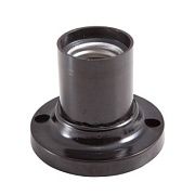 Патрон Е27 карболит.потолочный прямой черный (GLH-E27-CAR-C-B) General