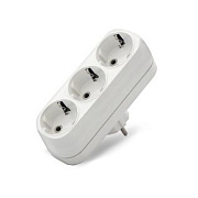 Разветвитель 3гн. с/з плоский 16А 250В UNIVersal (А303)