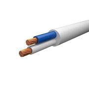 Провод ПВС 2*1 белый (100м) (ВЭКЗ) (г. Рыбинск) до 300В ТУ 27.32.13-006-42315864-2021