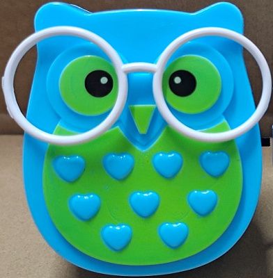 Светильник-ночник LM-NL-07 "Сова" голубая ( LED ночник с выключателем, 220V, 0,5W) Включай