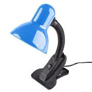 Светильник настольный на прищепке (DL-2- 60W-E27) синий Включай