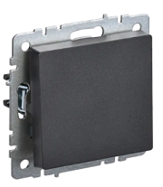 Выключатель 1-кл. черн. BRITE СП, 10А (ВС10-1-0-БрЧ) (механизм) ИЭК