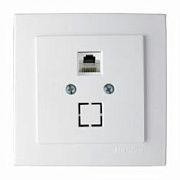 Розетка компьютерная СП белый TOURAN