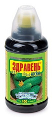 ЗДРАВЕНЬ АКВА для огурцов, тыквенных и бахчевых культур.  Флакон 0,5 л. Ваше хозяйство срок хран. 5л.
