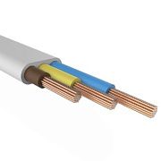 Провод ПВСП (ПУГНП) 3*2,5 белый (100м) (НПО Кабель-С) ТУ 27.32.13-002-21180064-2019