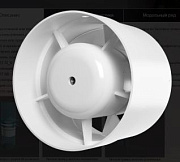Вентилятор бытовой осевой канальный PROFIT 4 вытяжной D100 ERA