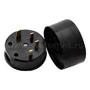 Разъем РШ-ВШ 32А 380В ОП 4-х рожк черный Universal