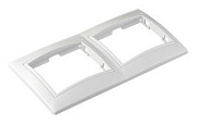 Рамка 2-х местная гор. белый  (С0044) Севиль